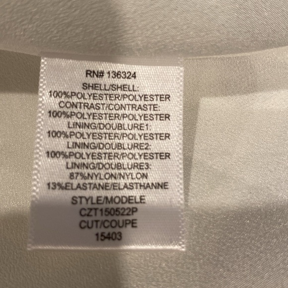 NWT! $395 Halston Heritage Strapless Dress - Size 10 - Ink Crocus NEW WITH TAGS! - Picture 16 of 16